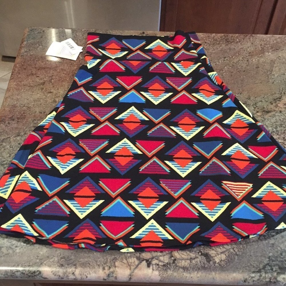 S Lularoe Azure Skirt BB31 895